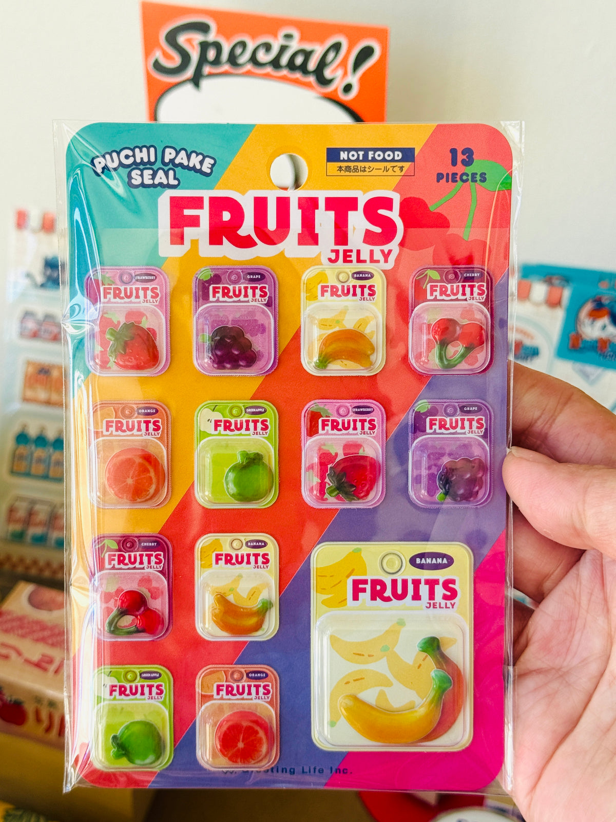 [Greeting Life] Fruits Shaker sticker pack