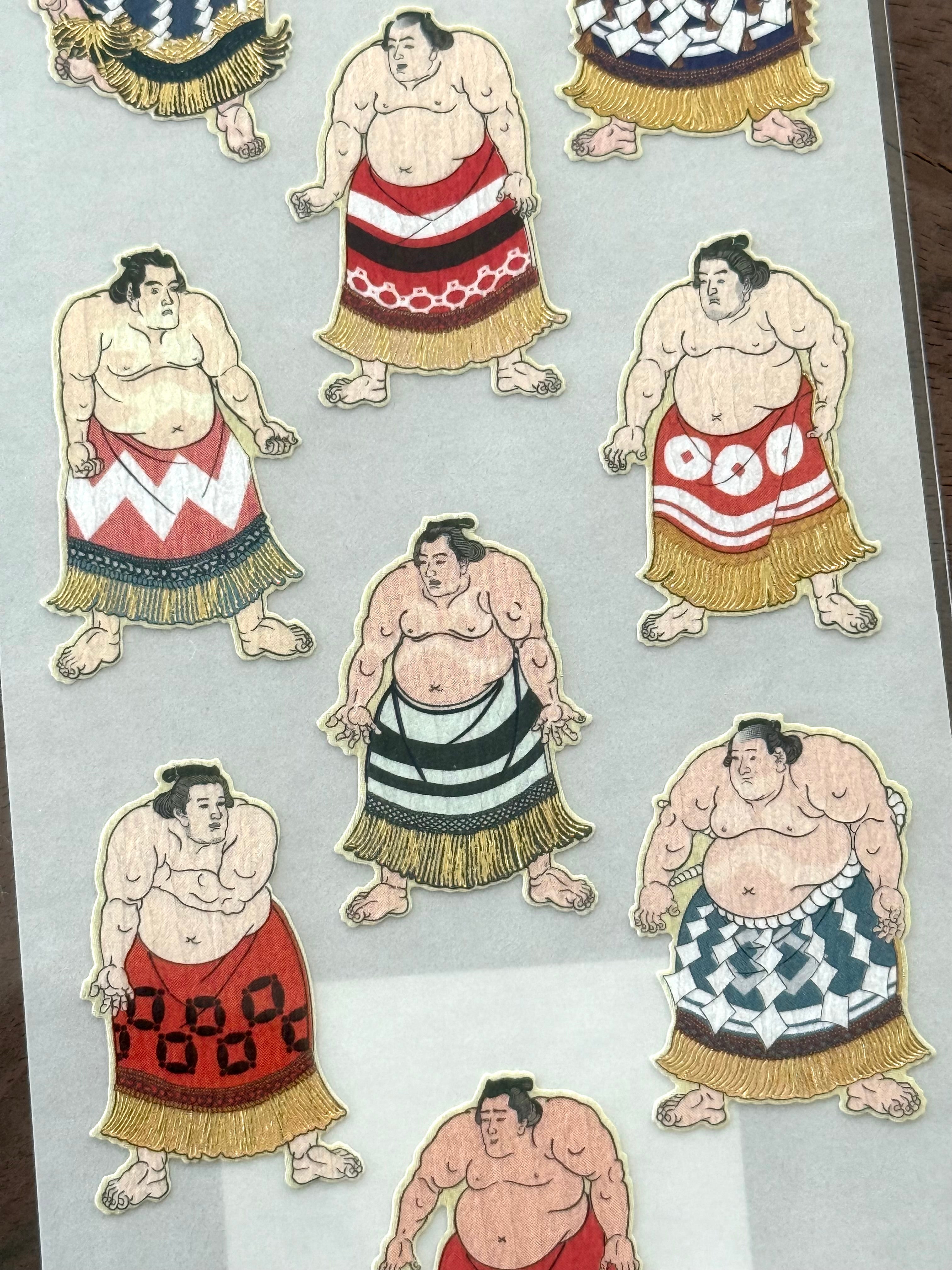 [Okuyama] Sumo sticker sheet