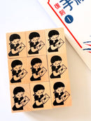 [Nobarasha] Big Letter Girl 💌 Hanko rubber stamp