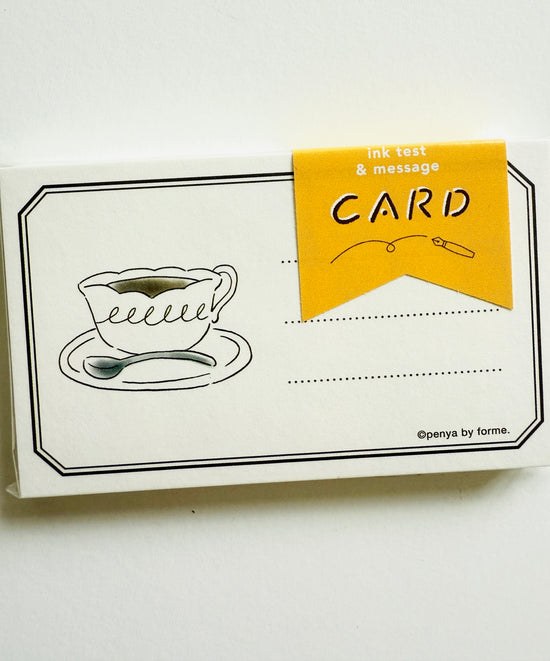 [forme] Fountain Pen Ink Swatch Card x Original Product