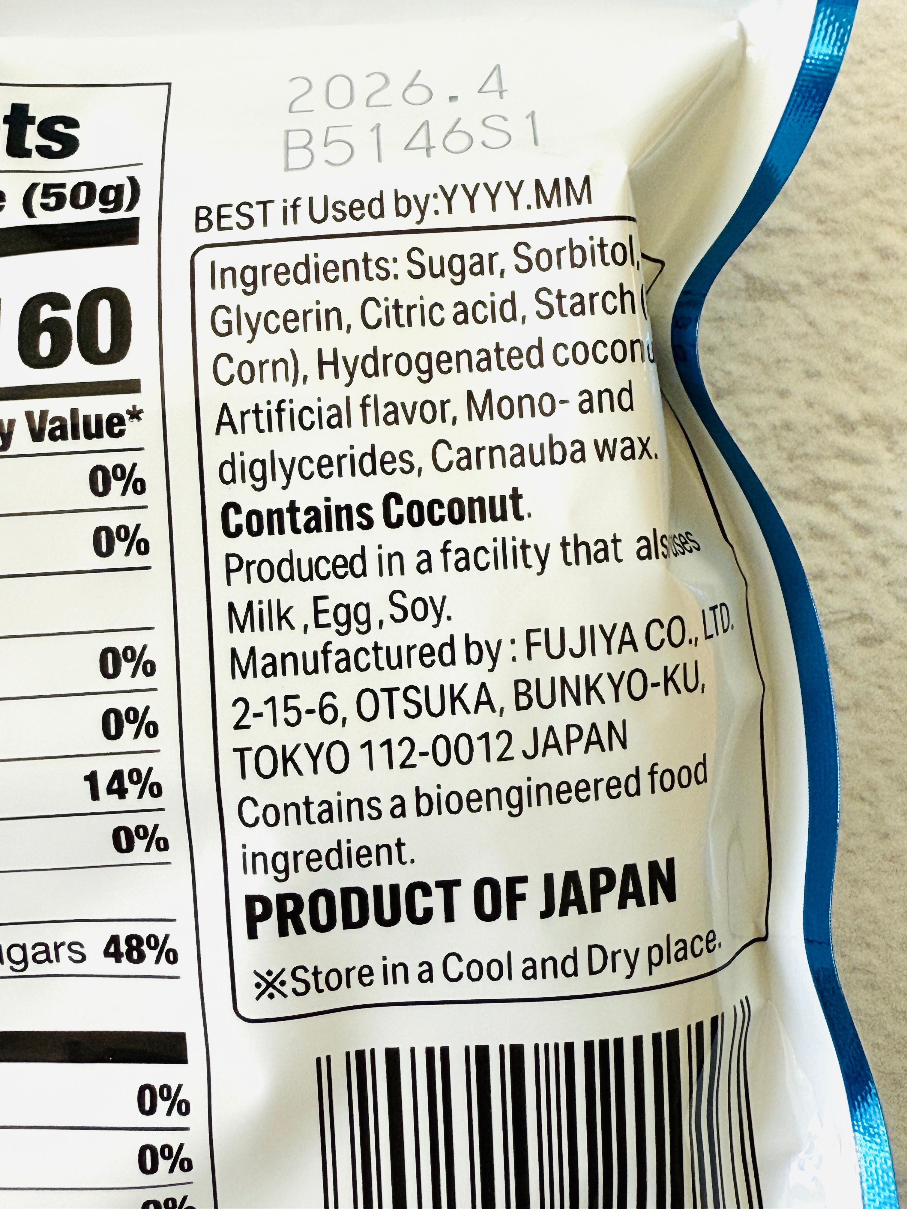 [Fujiya] Milky Peko Chan Crystal Gummy Ramune candy