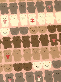 [Ryu-Ryu] Angela's Teddy Bears Circle Seals sticker sheet