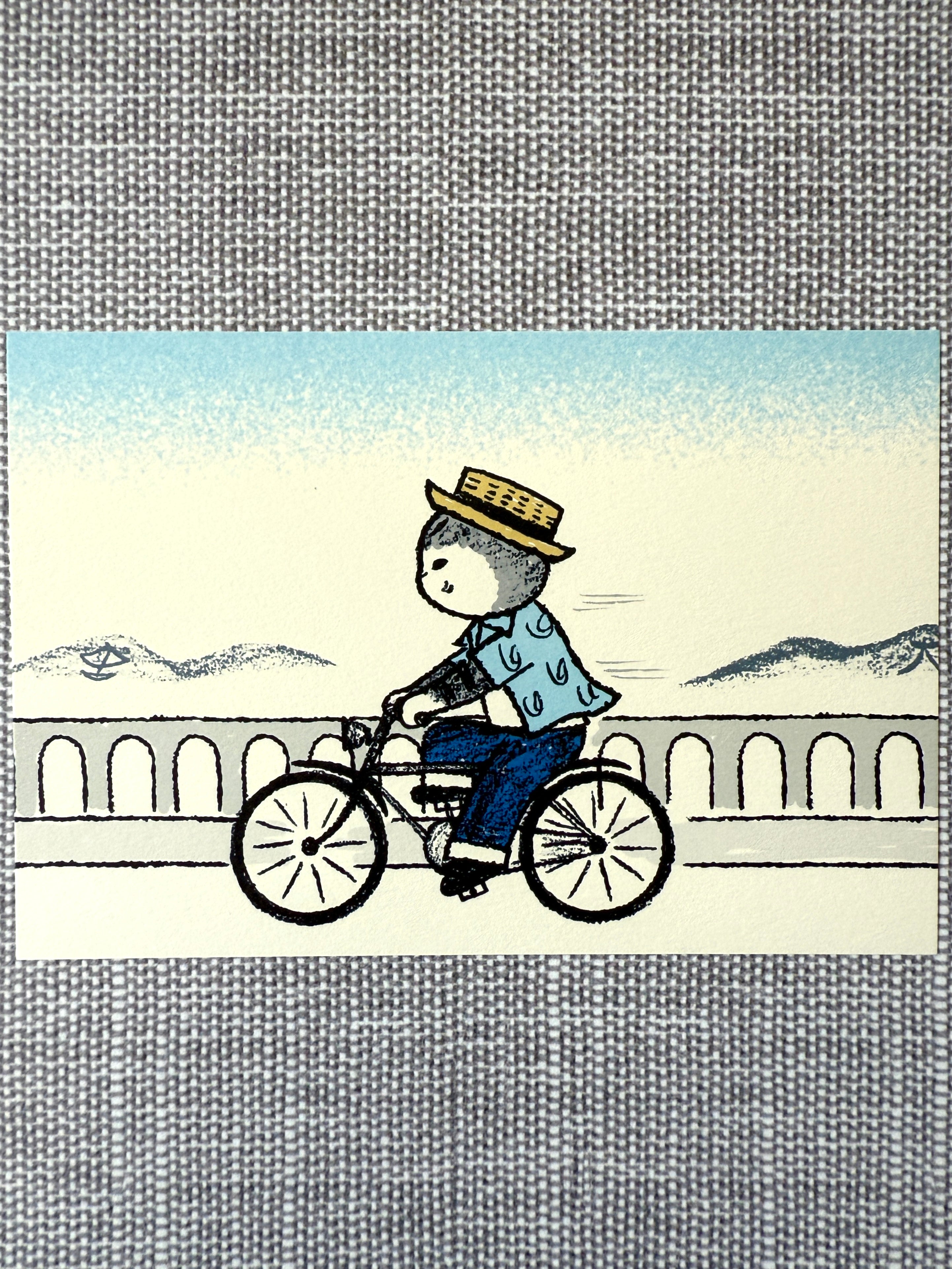 [Tsubame Books] Bicycle Day postcard