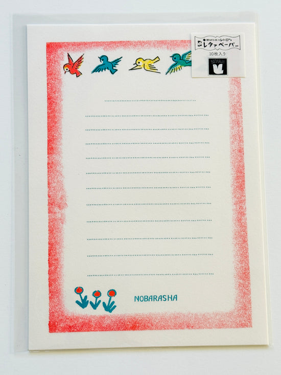 [Nobarasha] Birds Letter Writing sheets