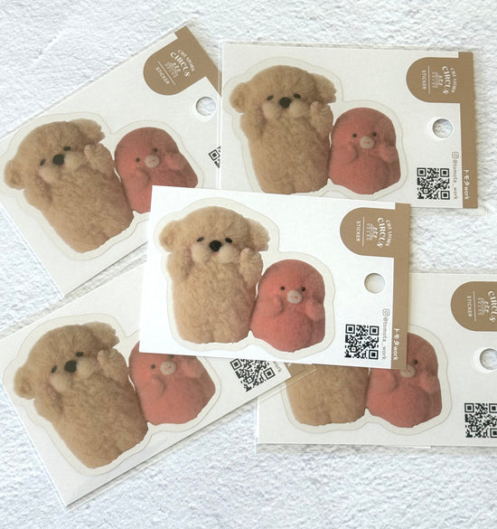 [Tomota] Cheek Squeeze Plushies decal sticker