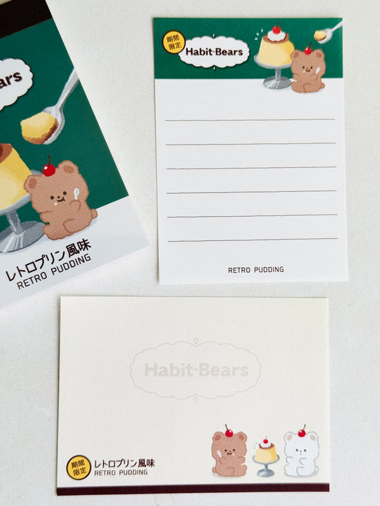 [Q-LiA] Bear’s Retro Pudding Shop mini memo {discontinued • last stock}