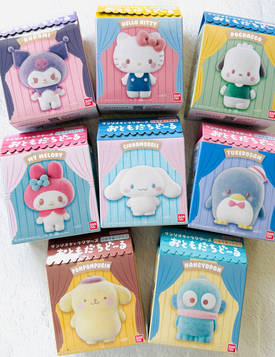 [Bandai] Sanrio Otomodachi Fuzzy Flocked Doll (limited release • no restock)