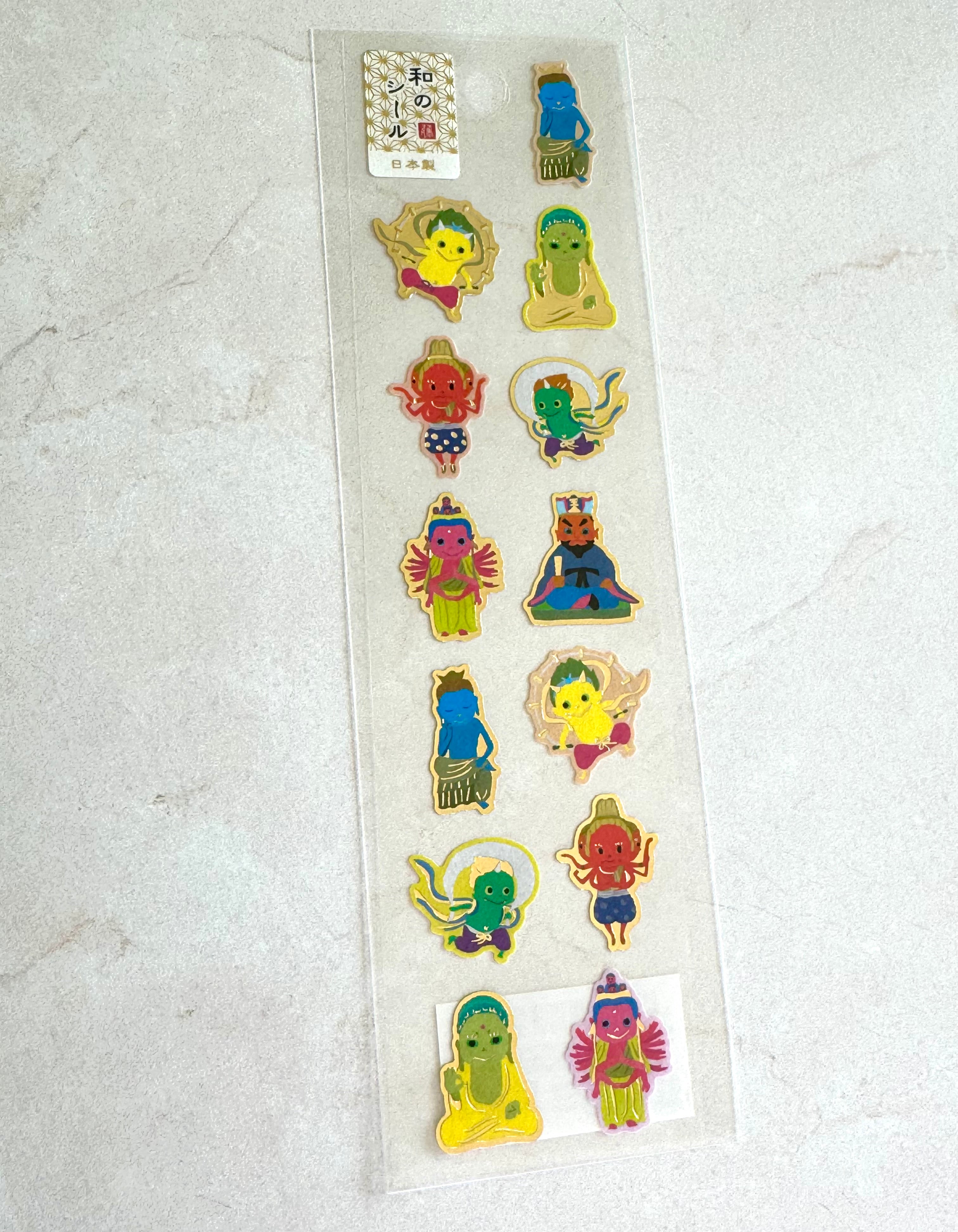 [Active] Buddha Statues sticker sheet