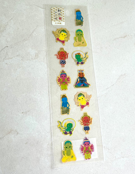 [Active] Buddha Statues sticker sheet