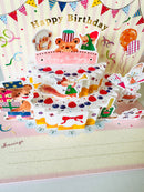 [Yukako Ohde] Cake Tower birthday card