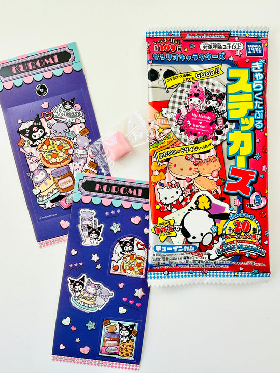 [Sanrio] Sanrio Characters Collector surprise stickers w/gum