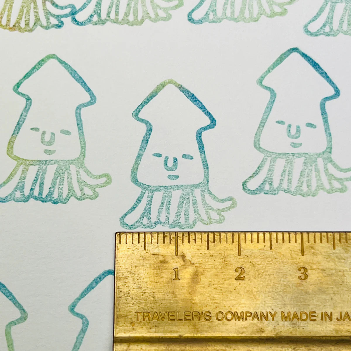 [RiraRira Hanko] Squid-kun rubber stamp