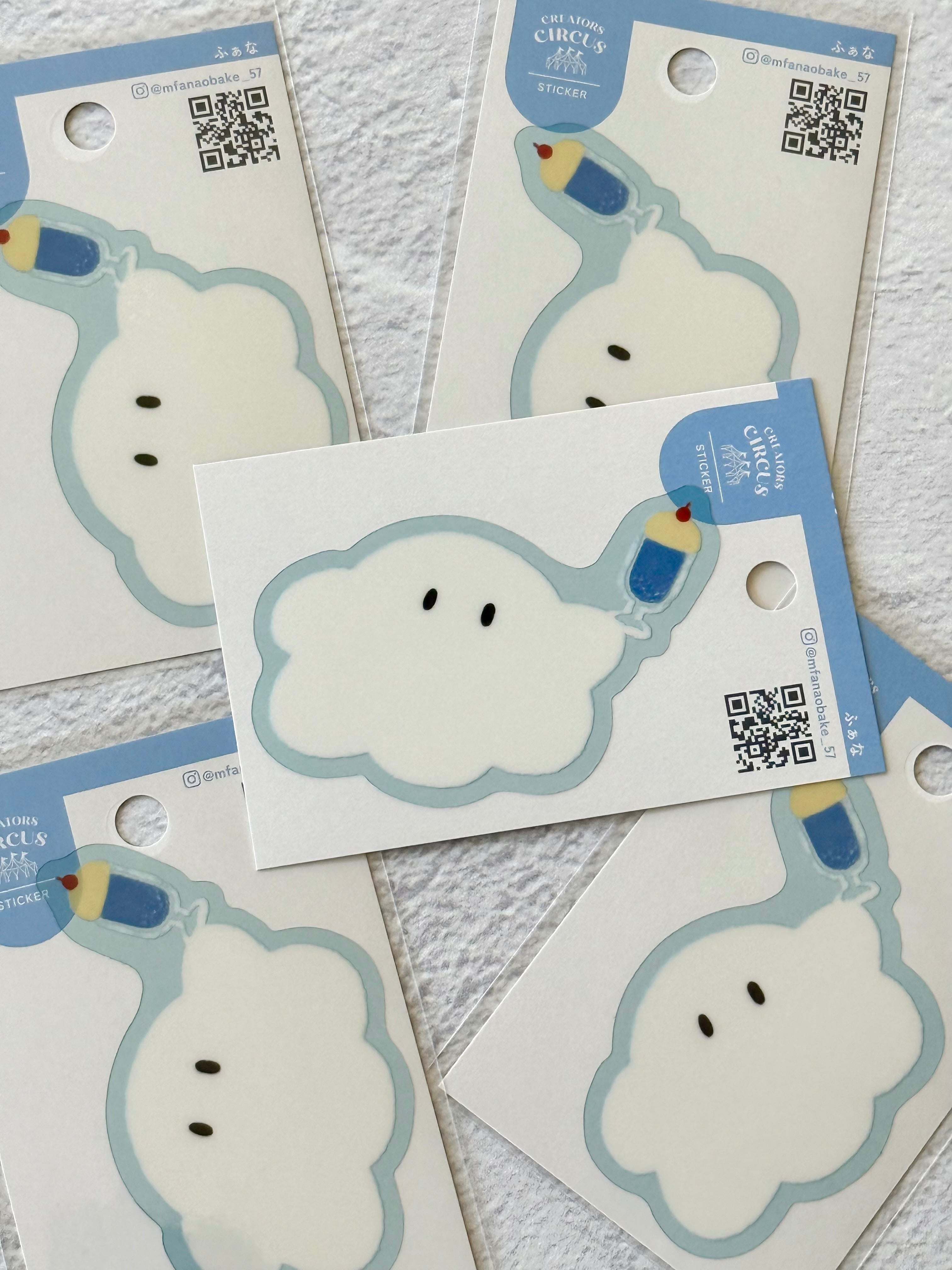 [mfana] Obake Cream Soda decal sticker