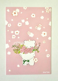 [Active] Sakura Bouquet x Momoro postcard