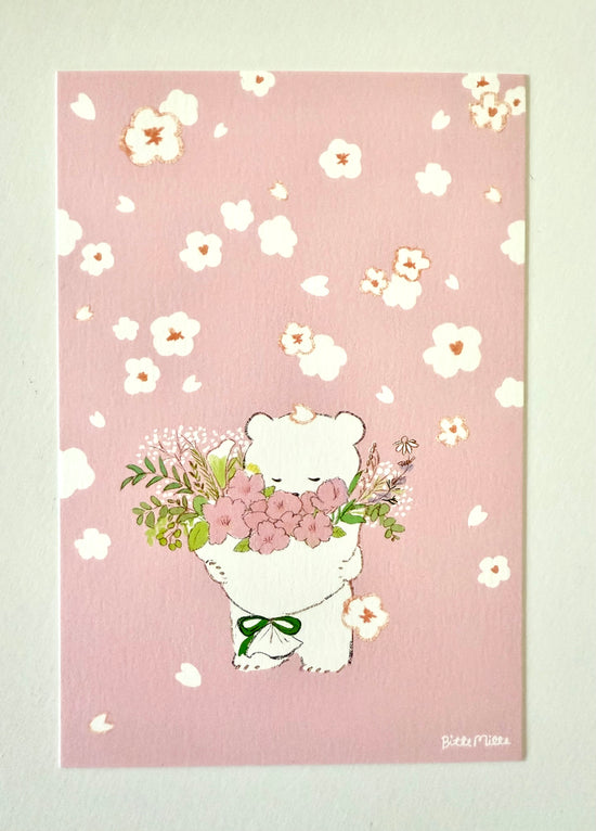 [Active] Sakura Bouquet x Momoro postcard