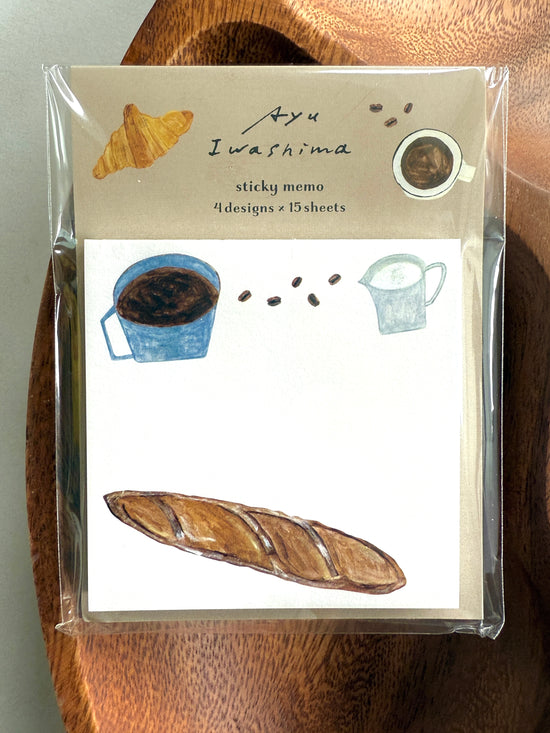 [Ayu Iwashima] Bread 🥖 sticky note (4 patterns)