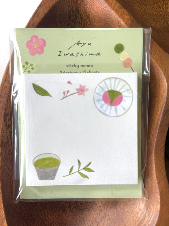 [Ayu Iwashima] Wagashi sticky note (4 patterns)