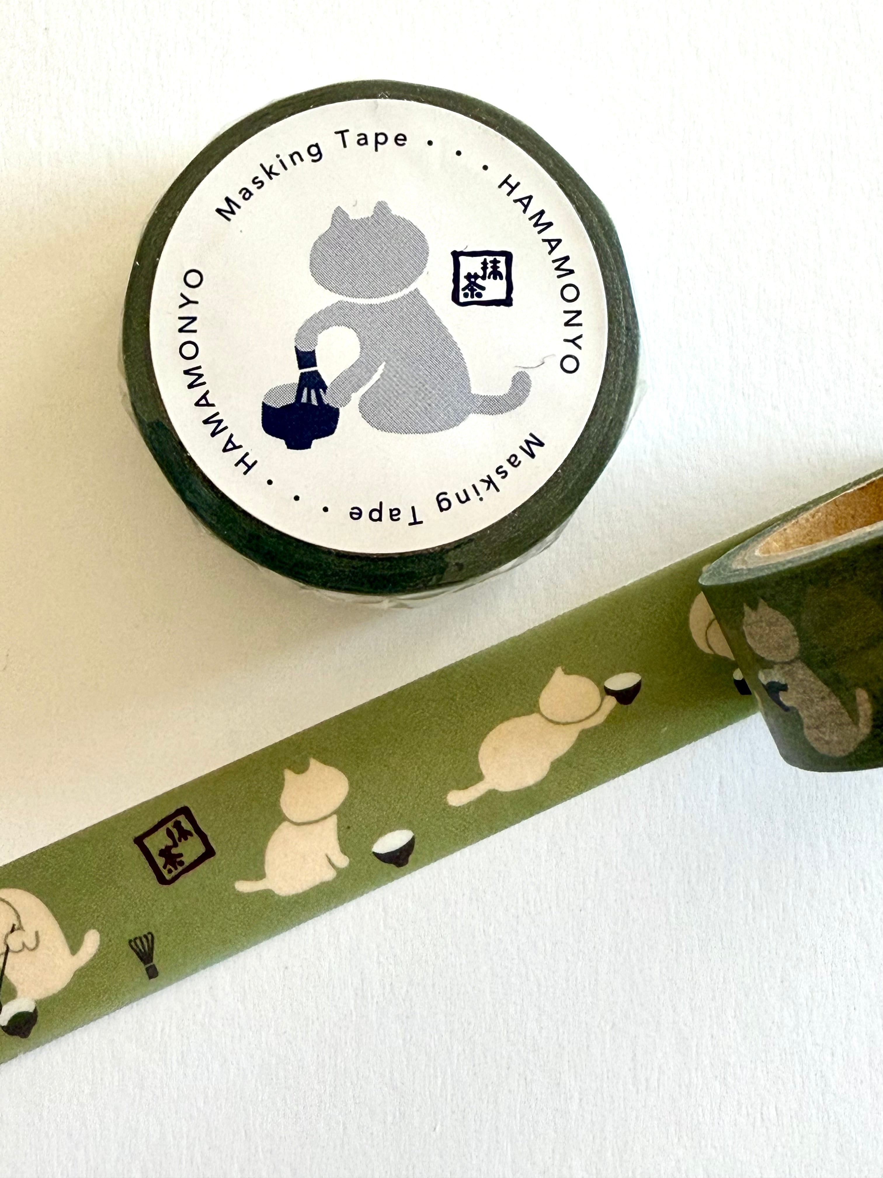 [Hamamonyo] Tea Ceremony Cat washi tape