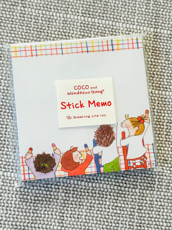 [Coco and Wondrous Gang] Coco & Friends Drawing sticky memo