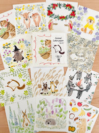 Animal Seasons Memo by Harumi Nishimura