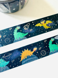 [SAIEN] Space Dinosaurs washi tape