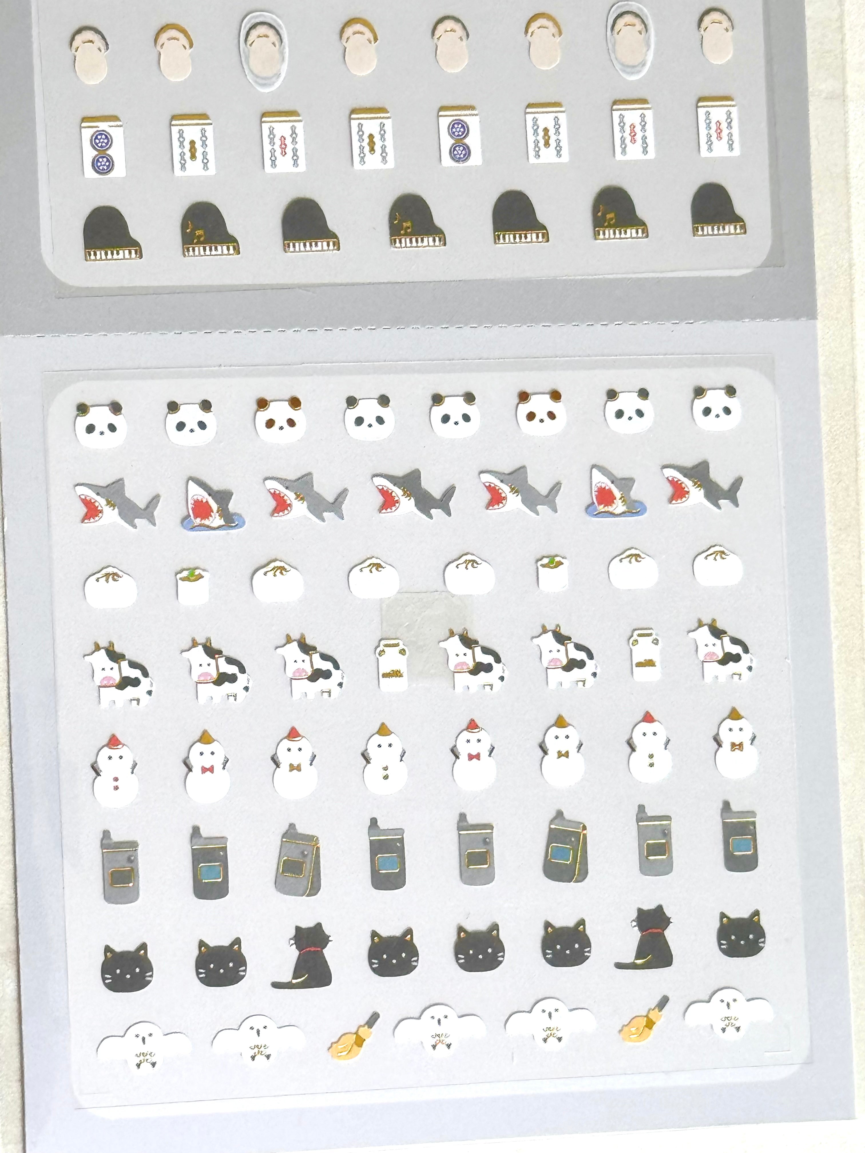 [Kamio] Tiny Adore Cool Tone sticker sheet