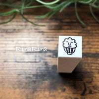 [RiraRira Hanko] Bowl of Rice mini rubber stamp