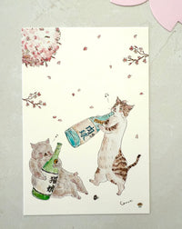 [Tocoro Comugi] Tipsy Hanami Celebration postcard