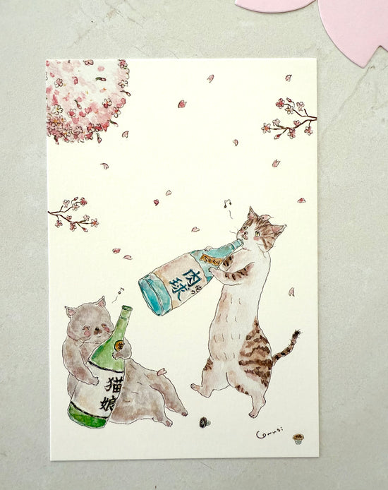 [Tocoro Comugi] Tipsy Hanami Celebration postcard