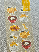 [Natsuka Murata] Shiba Oyatsu series: Taiyaki & Zenzai sticker sheet