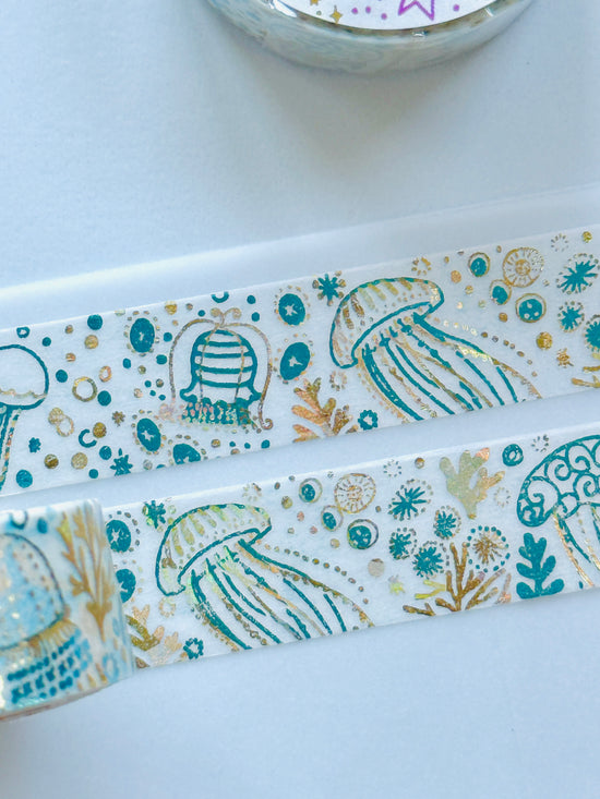 [SEAL-DO] Shinzi Katoh x HOSHI AKARI · Jellyfish washi tape