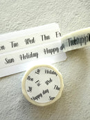 [Bechori] Days of the Week washi tape