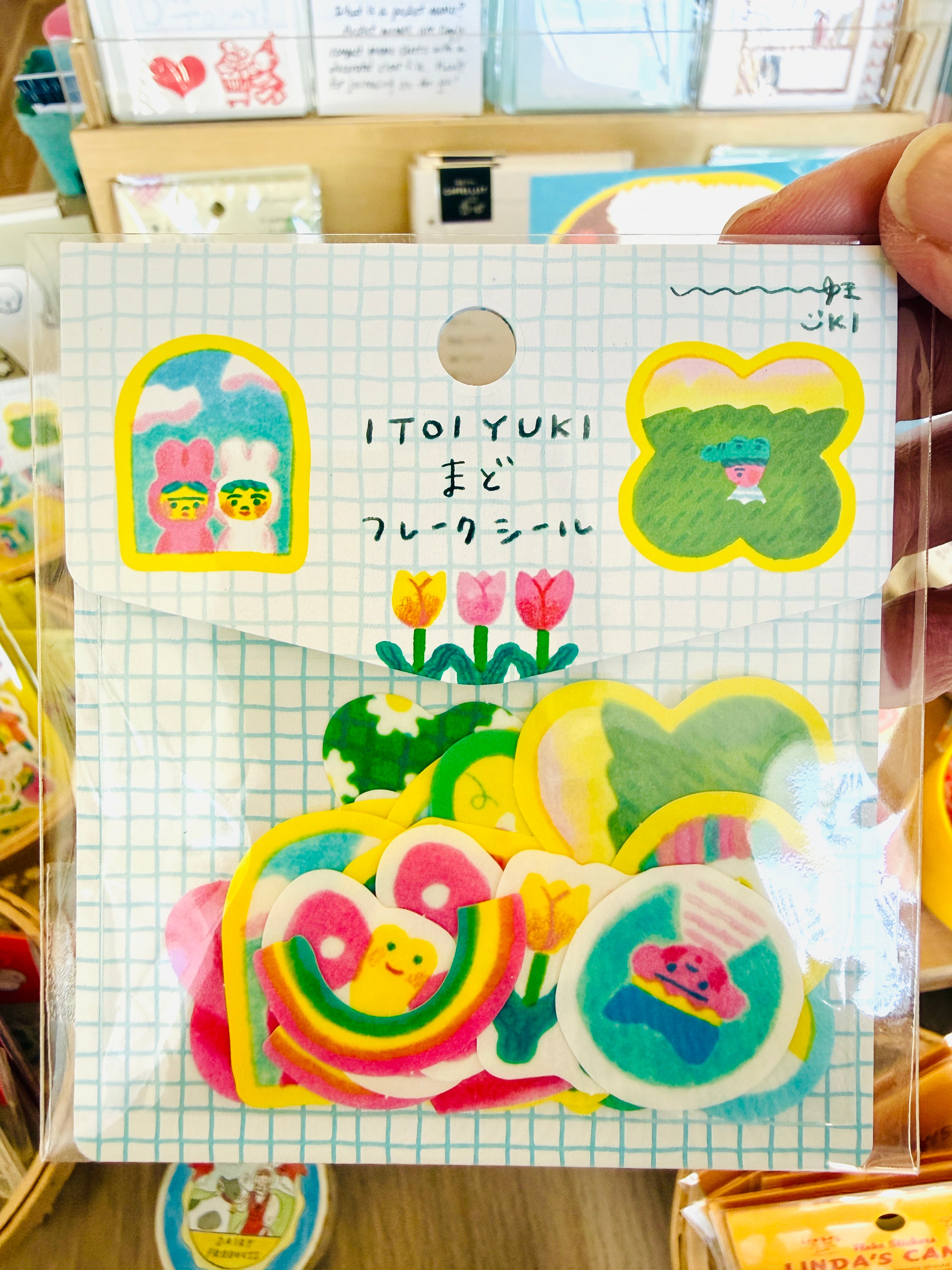 [Tegamisha] ITOI YUKI · Window Flake Stickers