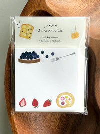 [Ayu Iwashima] Baking sticky note (4 patterns)