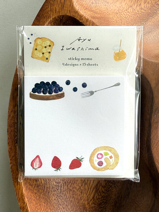 [Ayu Iwashima] Baking sticky note (4 patterns)
