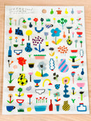 [cozyca] Plant of the Day sticker sheet x Subikiawa