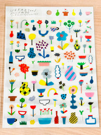 [cozyca] Plant of the Day sticker sheet x Subikiawa