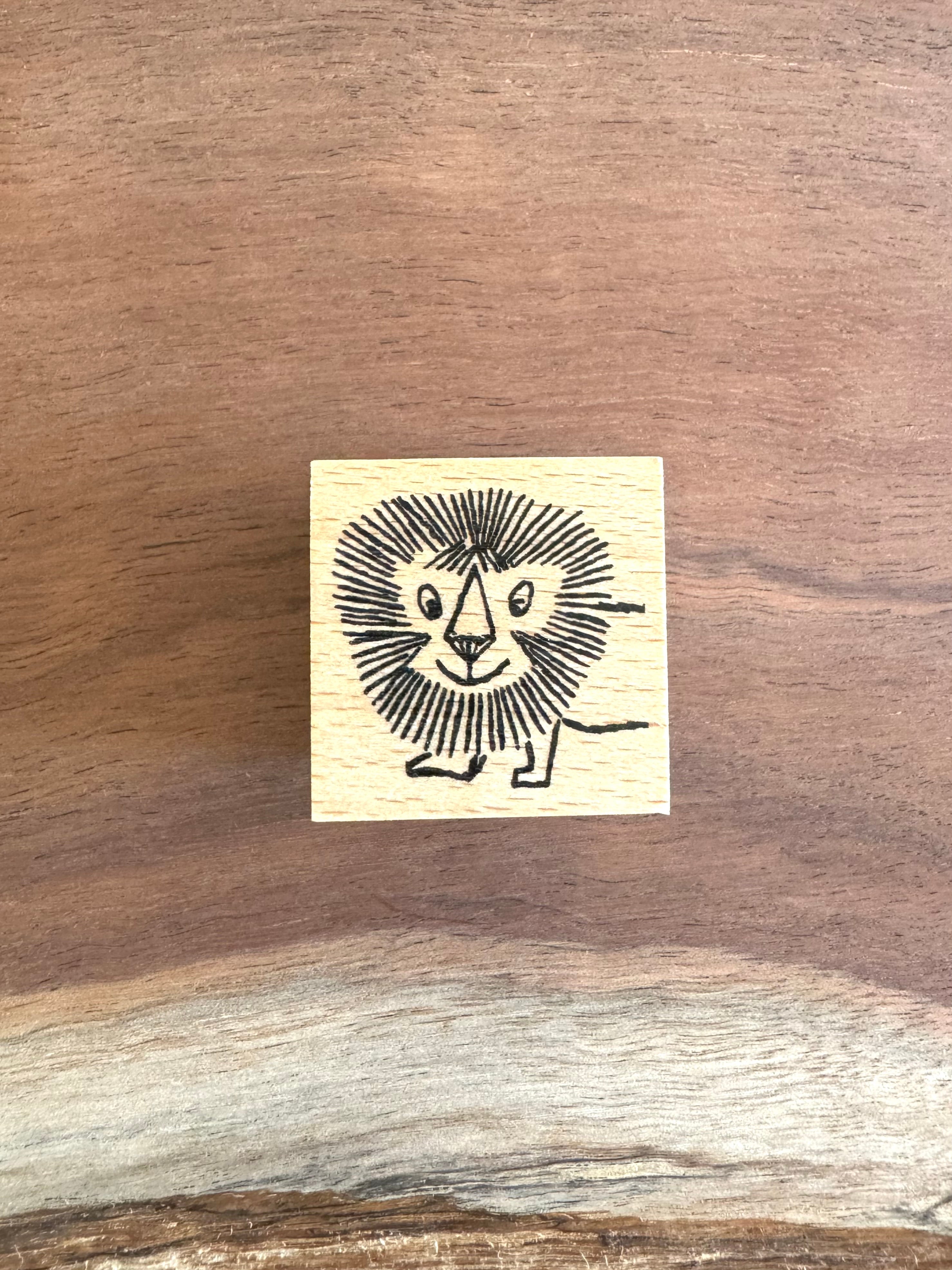 [Nobarasha] Lion Hanko rubber stamp