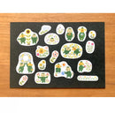 [4legs] Gardening with Dog & Cat sticker sheet