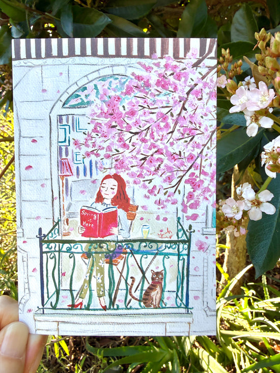 [Yuh Takahashi] Sakura from the Terrace postcard