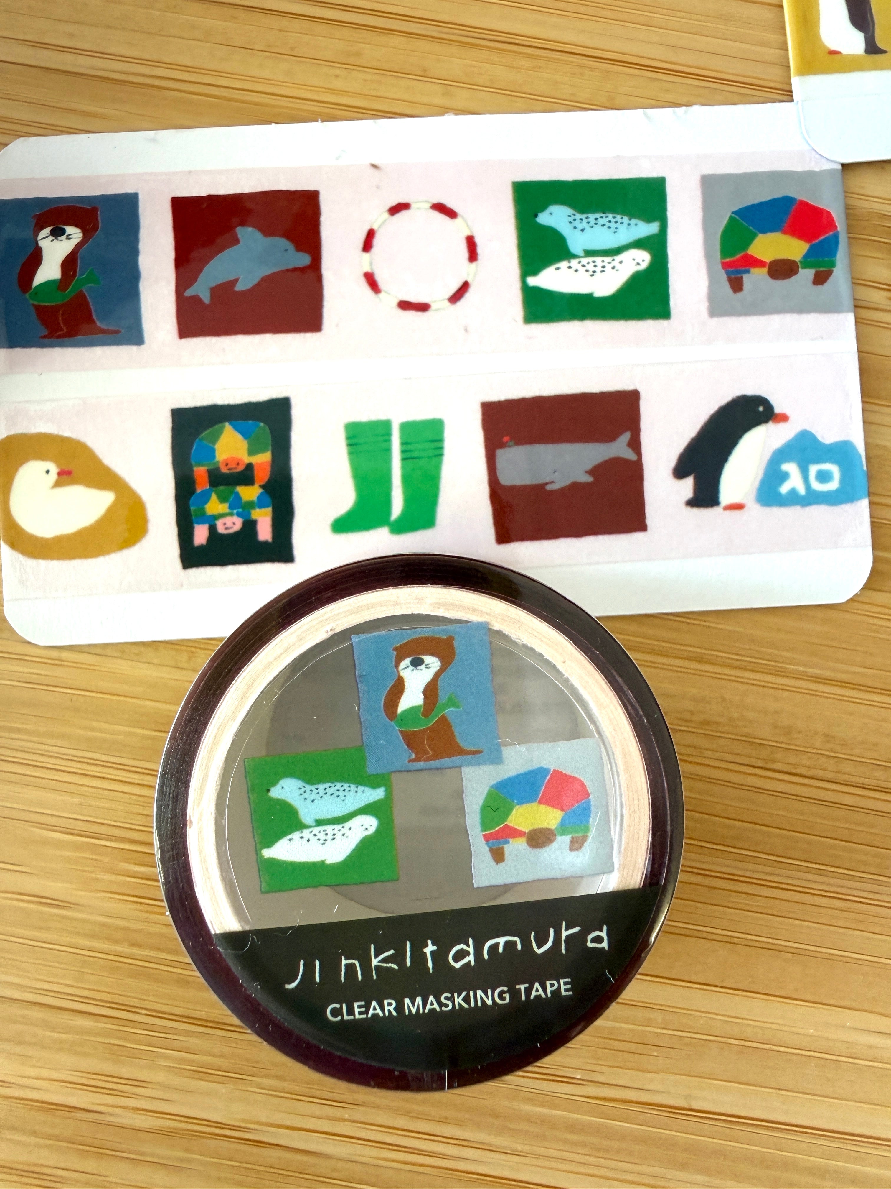 [GreenFlash] Jin Kitamura · Crayon Art Animals clear tape