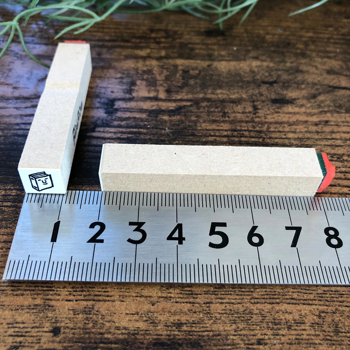 [RiraRira Hanko] Book mini rubber stamp