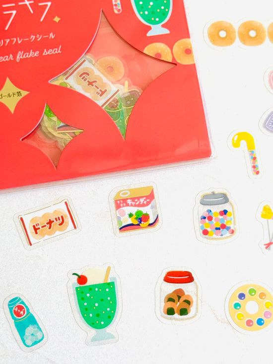 [World Craft] Dagashi Kira Kira flake stickers (last chance • no restock)