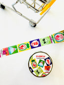 [SAIEN] Japanese Supermarket Labels washi tape