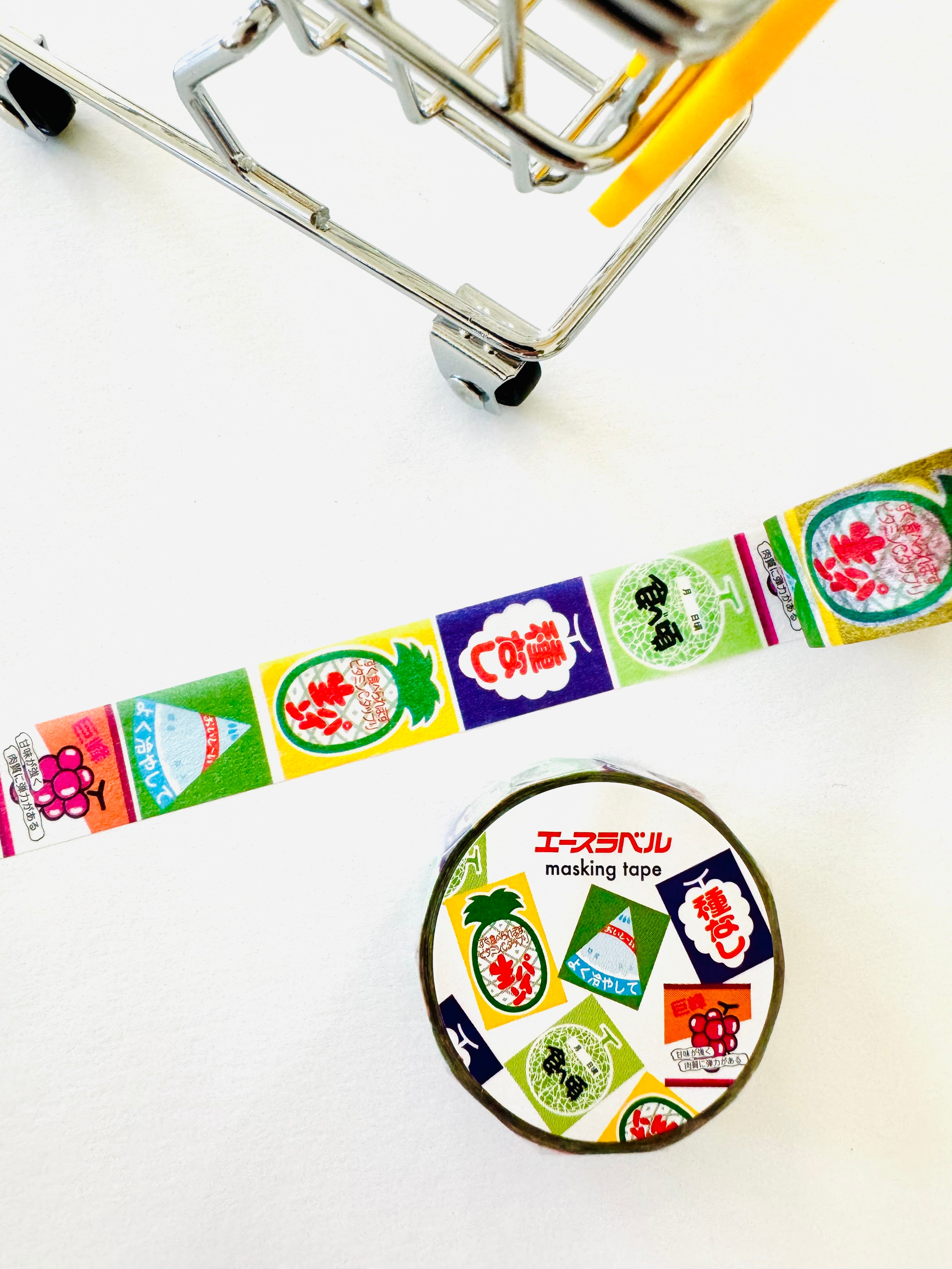 [SAIEN] Japanese Supermarket Labels washi tape