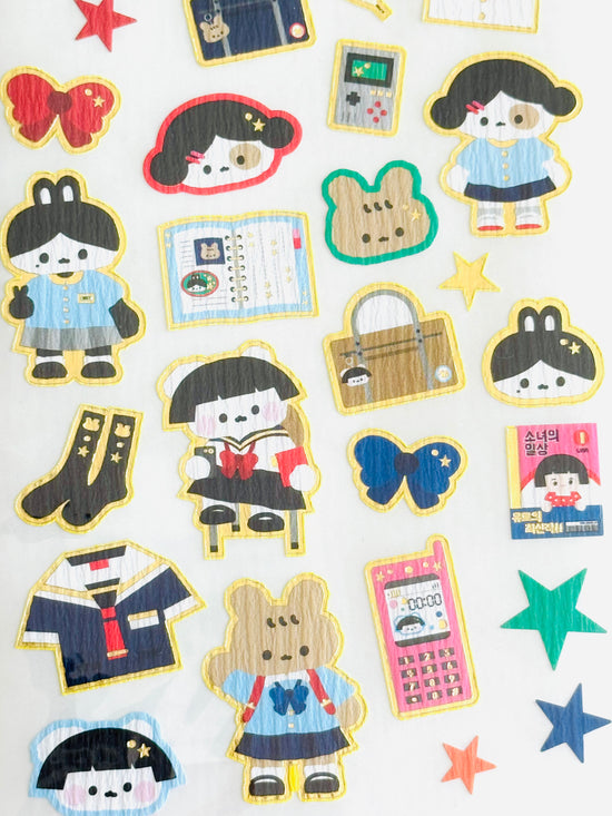 [URR] Back to School sticker sheet
