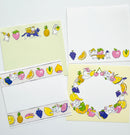 [cozyca] Everyone Carrying Fruits memo block x Heisuke Kitazawa