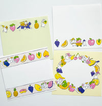 [cozyca] Everyone Carrying Fruits memo block x Heisuke Kitazawa