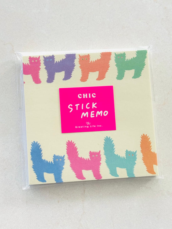 [Greeting Life] CHIC Cat Silhouette sticky note