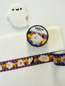 [SAIEN] Black Cat Ghost washi tape